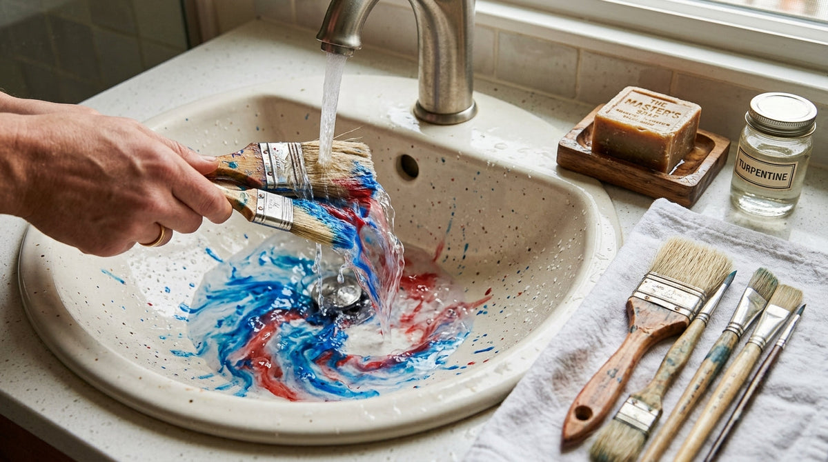 Kako pravilno očistiti kistove nakon slikanja?