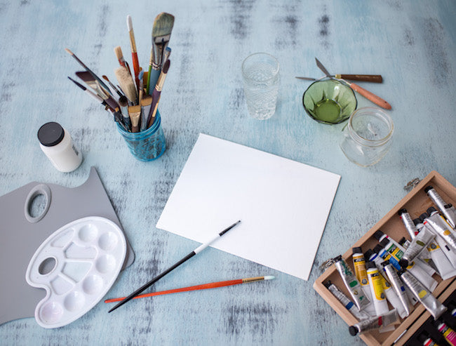 Canvas-Papier — Papier mit der Struktur einer Malerleinwand