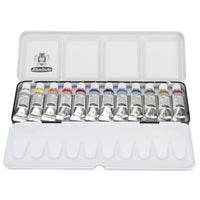 Χρώματα γκουάς Schmincke HORADAM σε μεταλλική κασετίνα, 12 x 5 ml