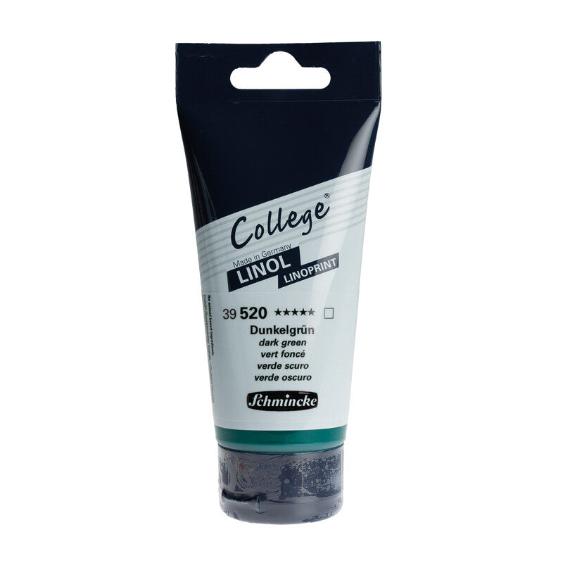Χρώμα λινογραφίας Schmincke College Linol 75 ml – 520 Βαθύ πράσινο