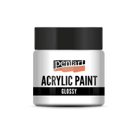 acrylic paint glossy 50 ml – λευκό
