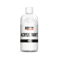 Ματ ακρυλικό χρώμα Pentart 500 ml λευκό