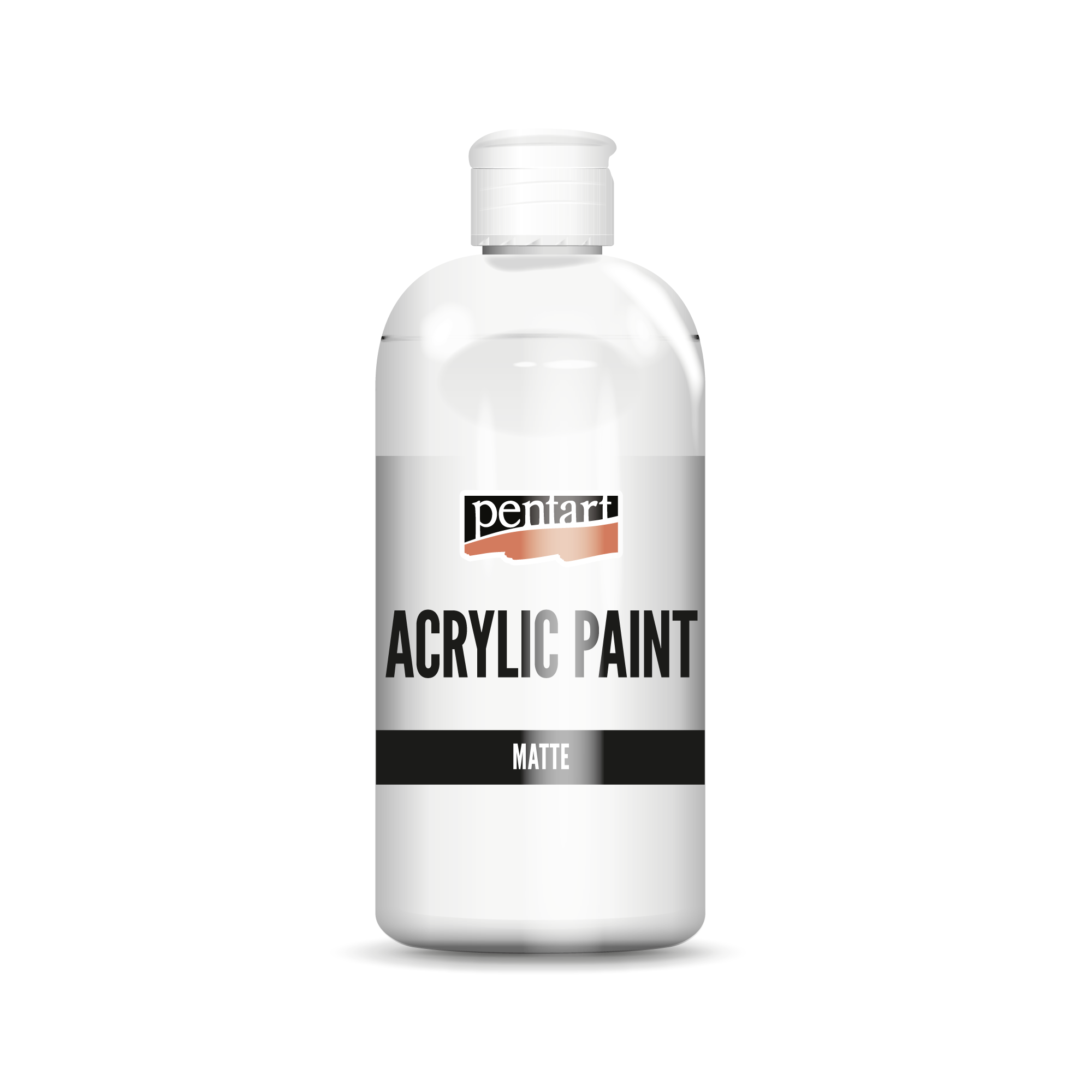 Ματ ακρυλικό χρώμα Pentart 500 ml λευκό