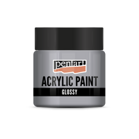 acrylic paint glossy 50 ml – γκρι