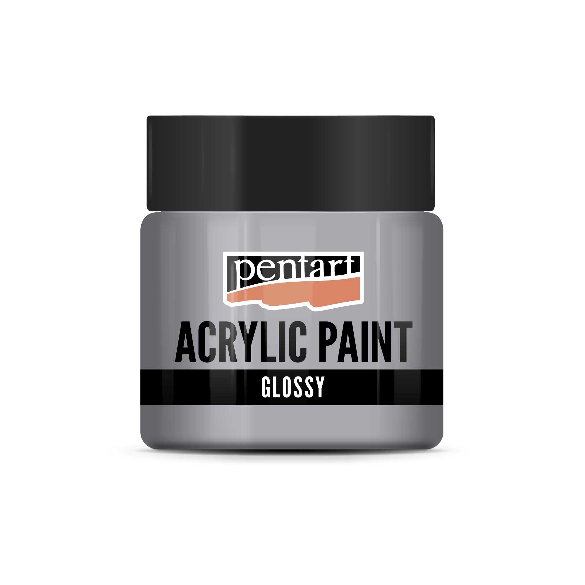 acrylic paint glossy 50 ml – γκρι