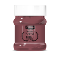 Διακοσμιτικο ακρυλικό χρωμα Chalky Pentart 230 ml | διαλέξτε απόχρωση – Burgundy red