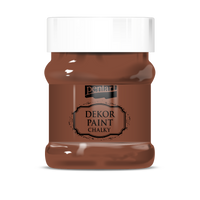 Διακοσμιτικο ακρυλικό χρωμα Chalky Pentart 230 ml | διαλέξτε απόχρωση – brown