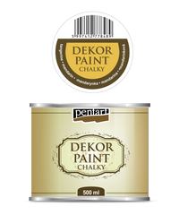 Διακοσμητικό χρώμα κιμωλίας Chalky Pentart 500 ml | διαλέξτε απόχρωση – tangerine
