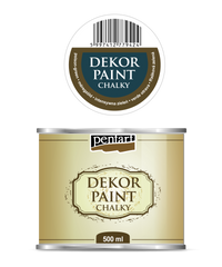 Διακοσμητικό χρώμα κιμωλίας Chalky Pentart 500 ml | διαλέξτε απόχρωση – poison-green
