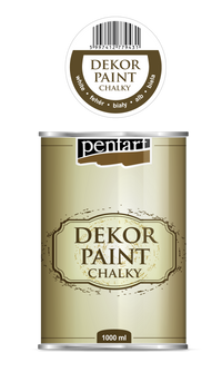 Dekor Paint Chalky 1000 ml – λευκό