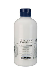 Ακρυλικό χρώμα Schmincke AKADEMIE Acryl color 500 ml – 111 Λευκό τιτανίου