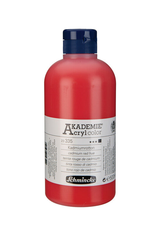 Ακρυλικό χρώμα Schmincke AKADEMIE Acryl color 500 ml – 335 Κόκκινο καδμίου (απόχρωση)