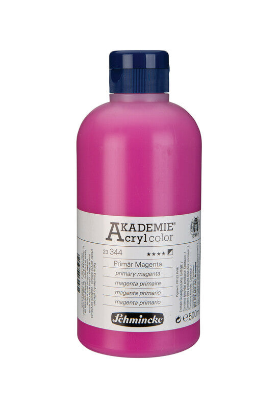 Ακρυλικό χρώμα Schmincke AKADEMIE Acryl color 500 ml – 344 Πρωτεύον ματζέντα