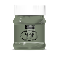 Διακοσμιτικο ακρυλικό χρωμα Chalky Pentart 230 ml | διαλέξτε απόχρωση – khaki green