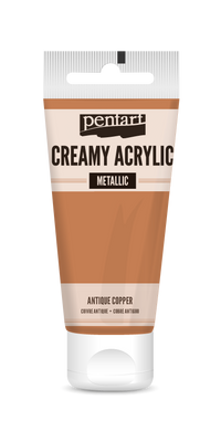 creamy acrylic metallic 60 ml – αντικέ χαλκός