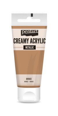 creamy acrylic metallic 60 ml – μπρονζέ