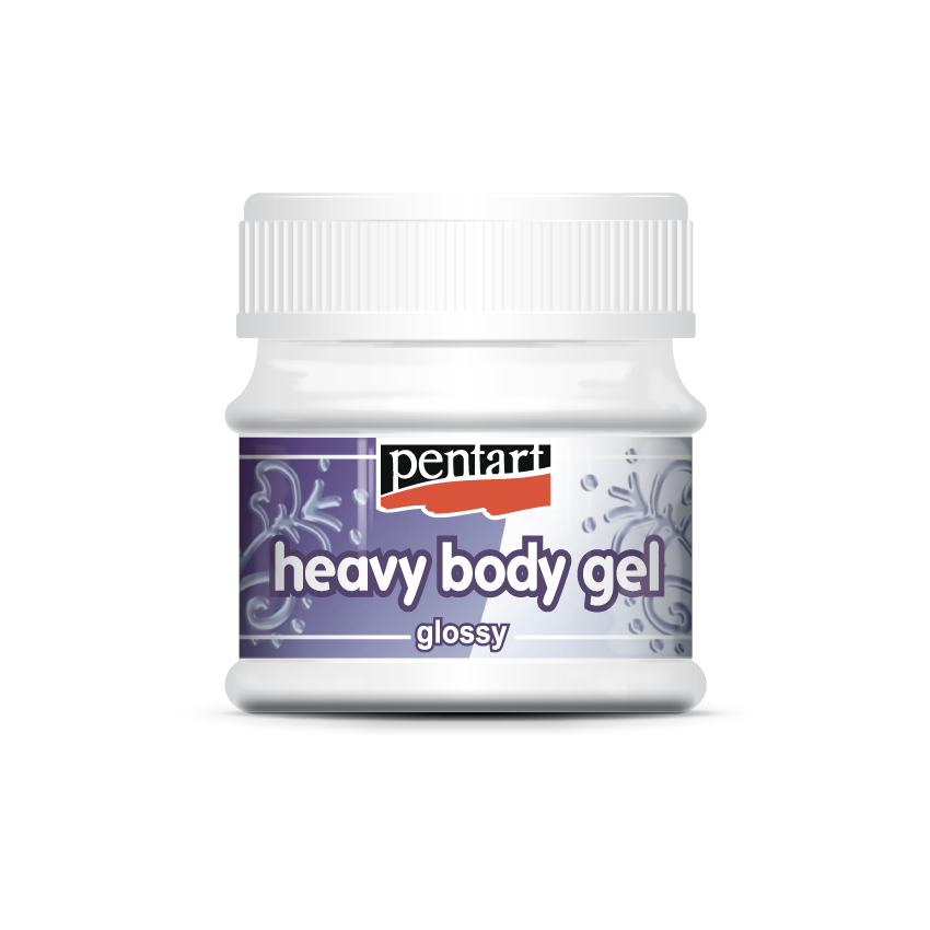 Glossy Pentart heavy body gel medium – 50 ml