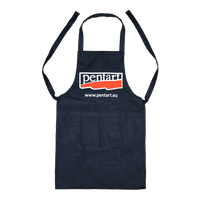 Βαμβακερη ποδια με τσεπη - 70 x 75 εκ – cm, black with Pentart logo