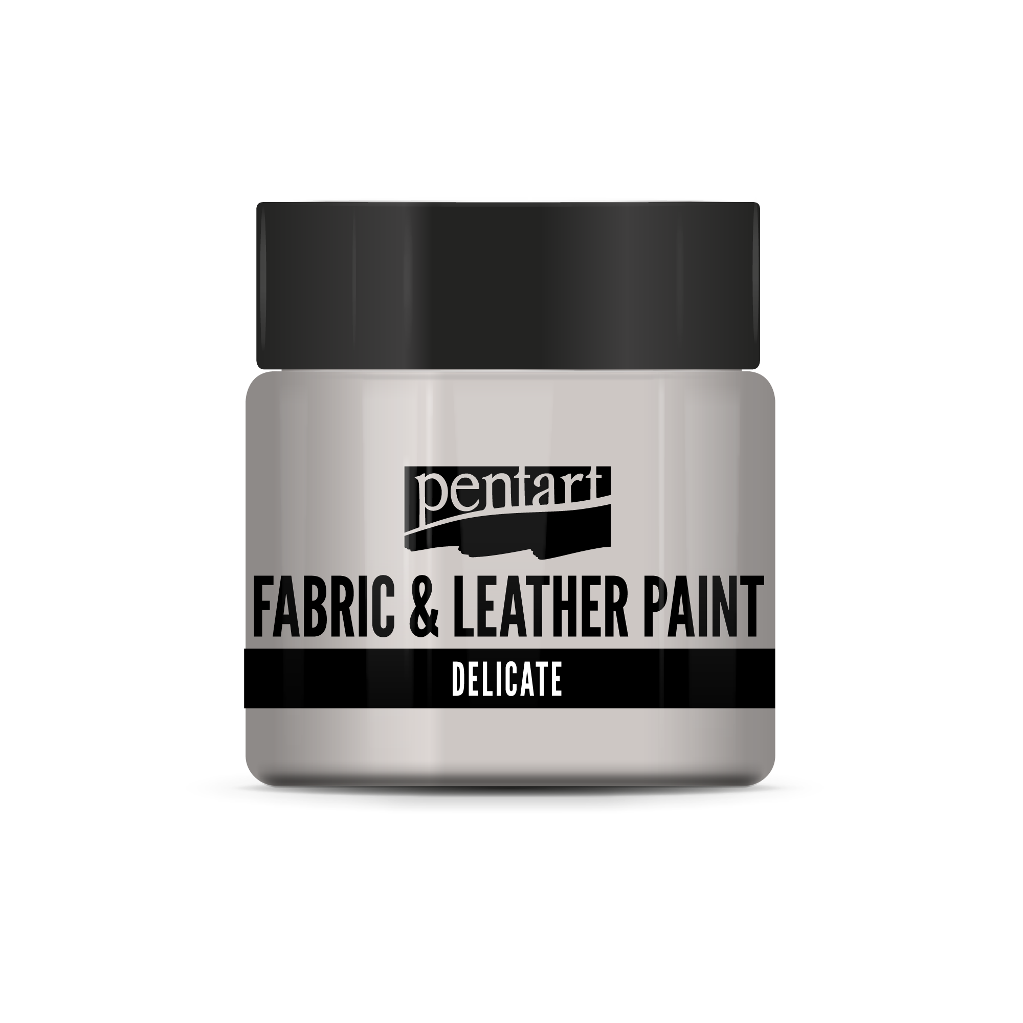delicate fabric & leather paint 50 ml – ασημί