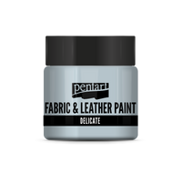 delicate fabric & leather paint 50 ml – μπλεδίζον ασημί