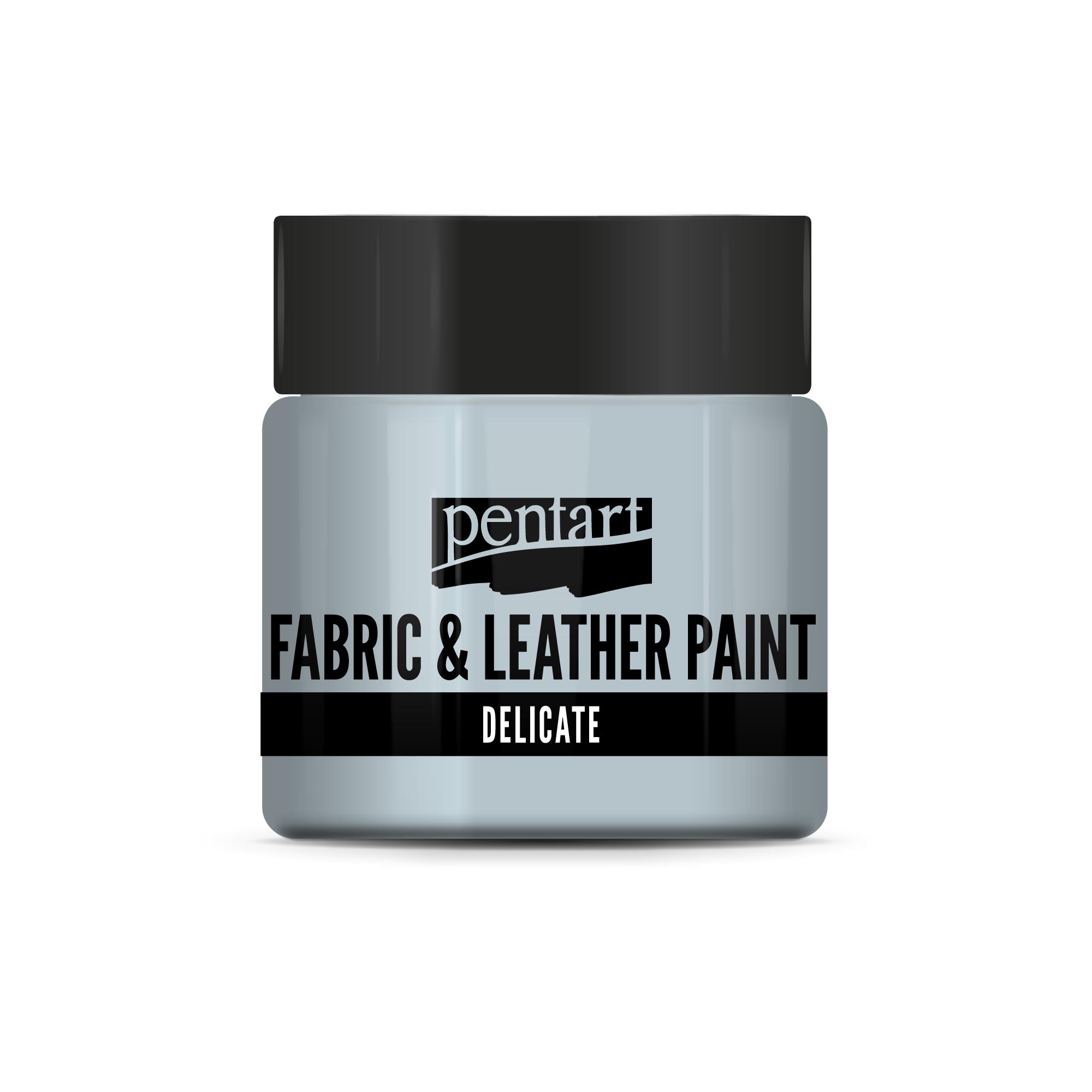 delicate fabric & leather paint 50 ml – μπλεδίζον ασημί