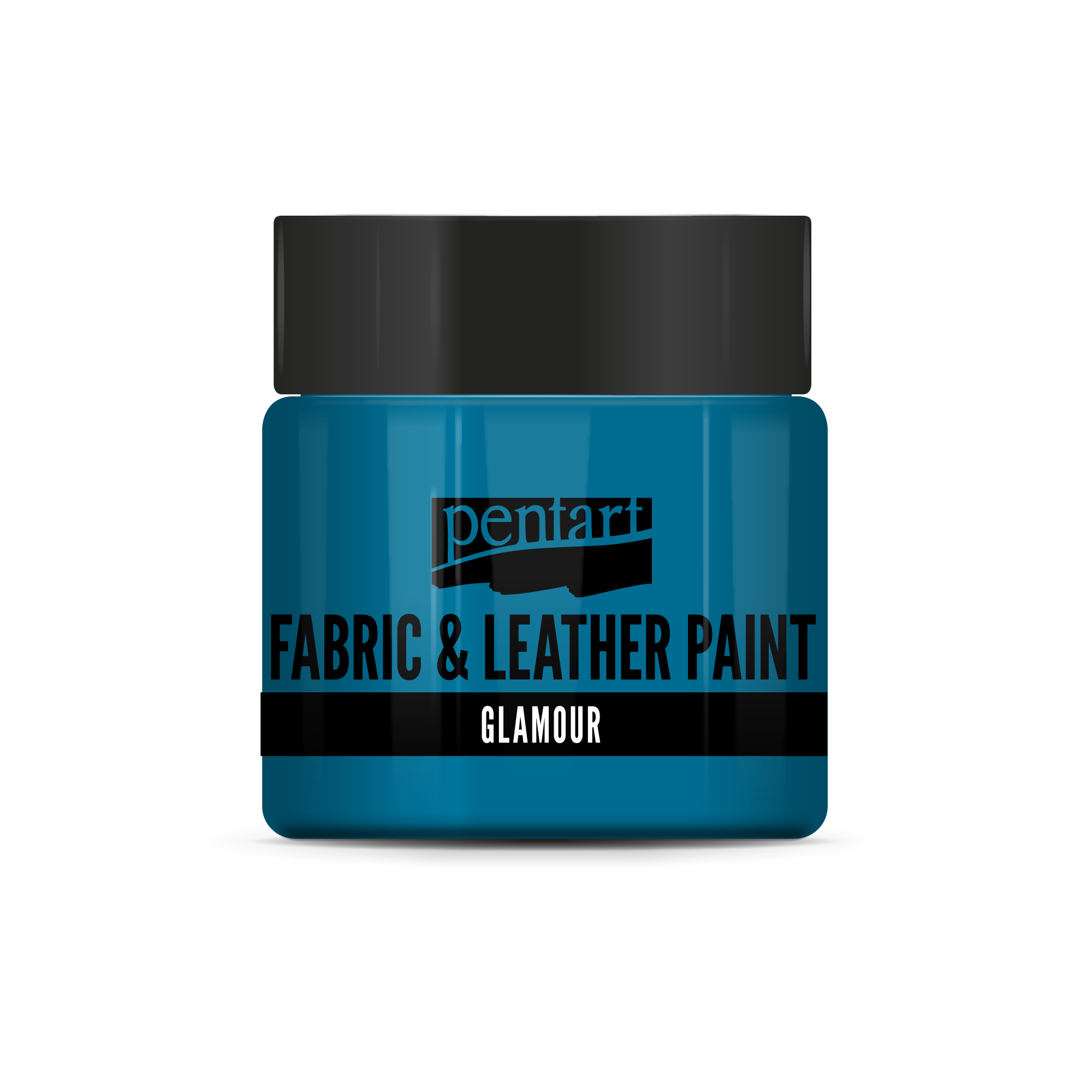 glamour fabric & leather paint 50 ml – ασημί μπλε