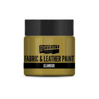 glamour fabric & leather paint 50 ml – χρυσό