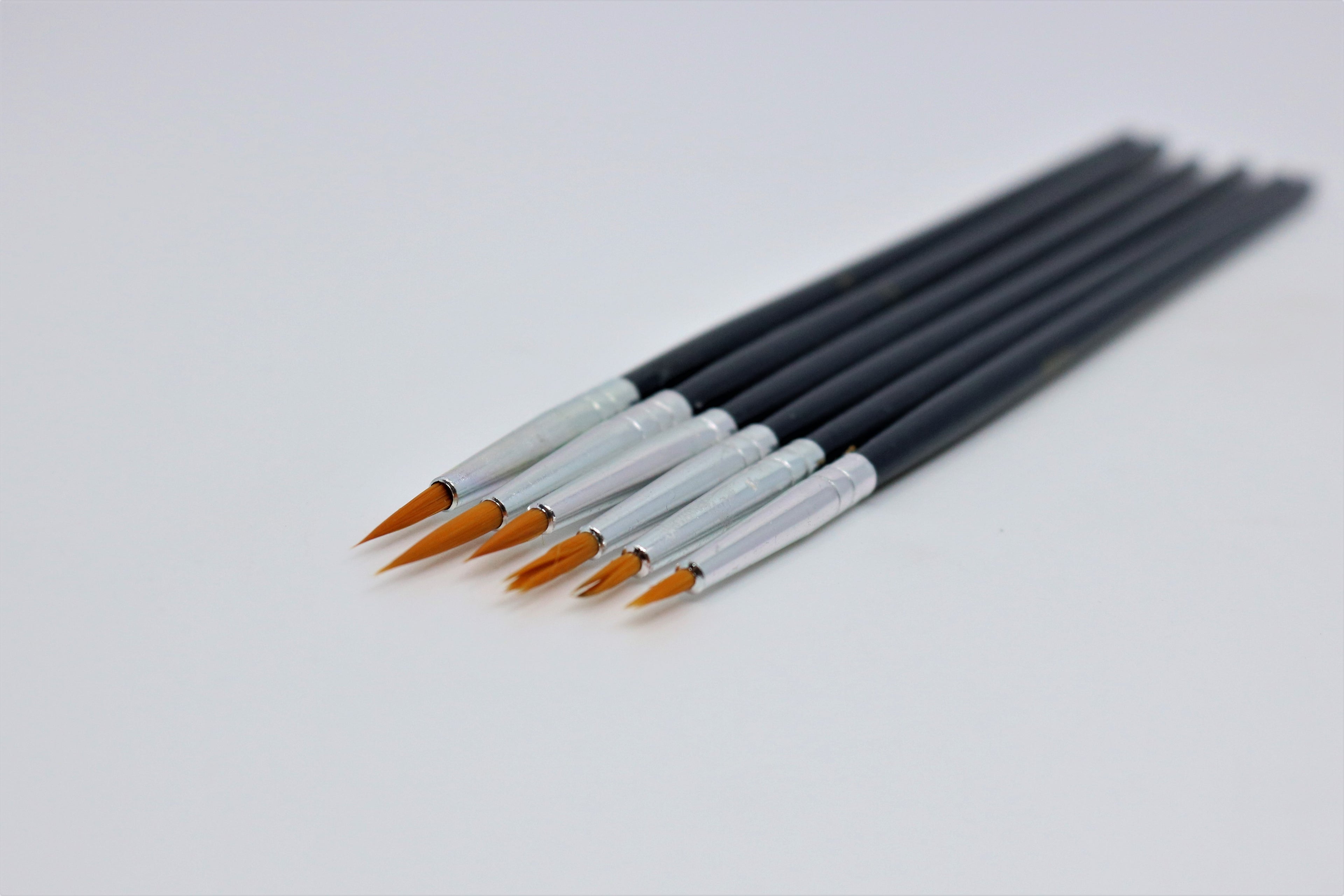 Σετ πινελα περιγραμματος - 6 τεμαχια – liner, 6 pcs/pack,from size 000
