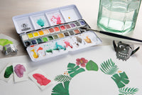 Schmincke AKADEMIE Aquarell άδεια μεταλλική κασετίνα ακουαρέλας, 24 x 1/2 pans