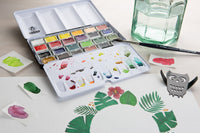 Schmincke AKADEMIE Aquarell άδεια μεταλλική κασετίνα ακουαρέλας, 24 ολόκληρα godets