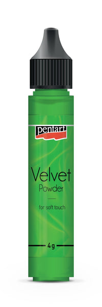 Βελούδινη πούδρα Pentart Velvet powder ανοιχτό πράσινο 4 g