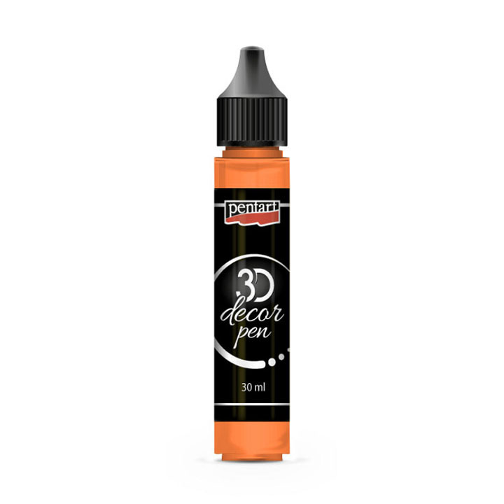 3D μολυβι décor pen Pentart 30 ml – Cameola Orange