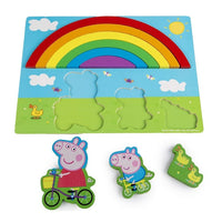 3D ξύλινο παζλ ουράνιο τόξο PEPPA PIG