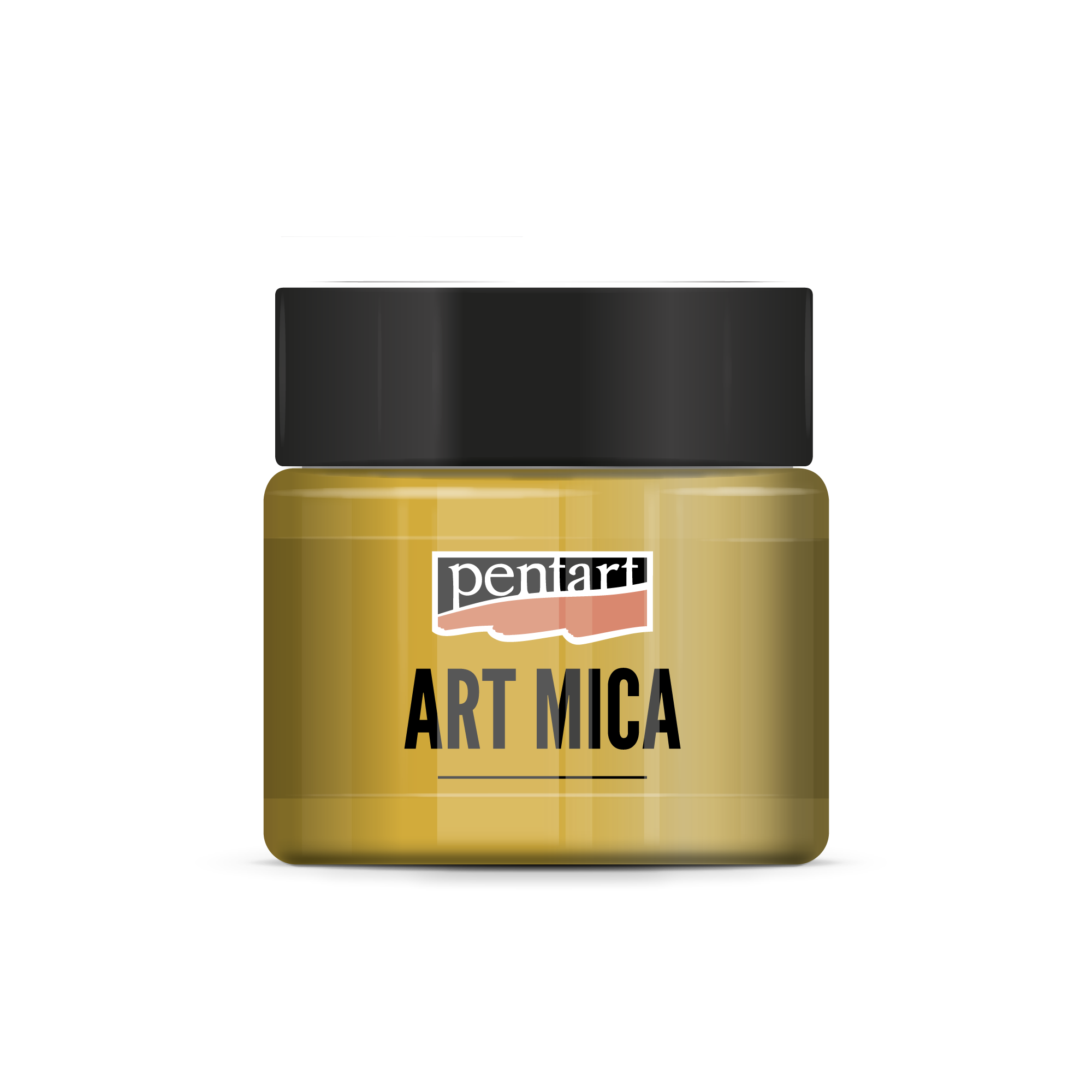 Pentart Art Mica λαμπερή ορυκτή πούδρα sparkling gold 9 g