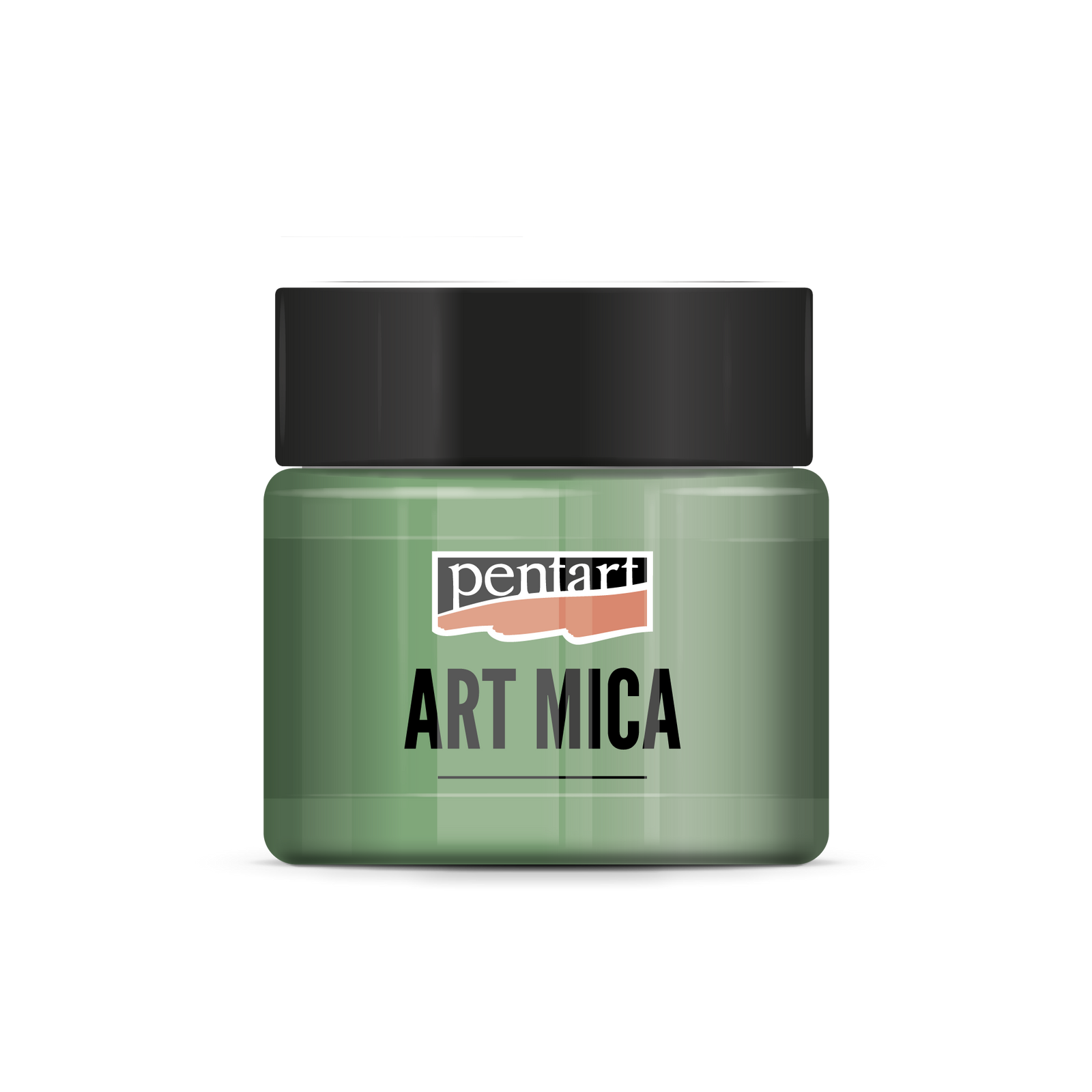 Pentart Art Mica ορυκτή σκόνη εφέ golden green 9 g