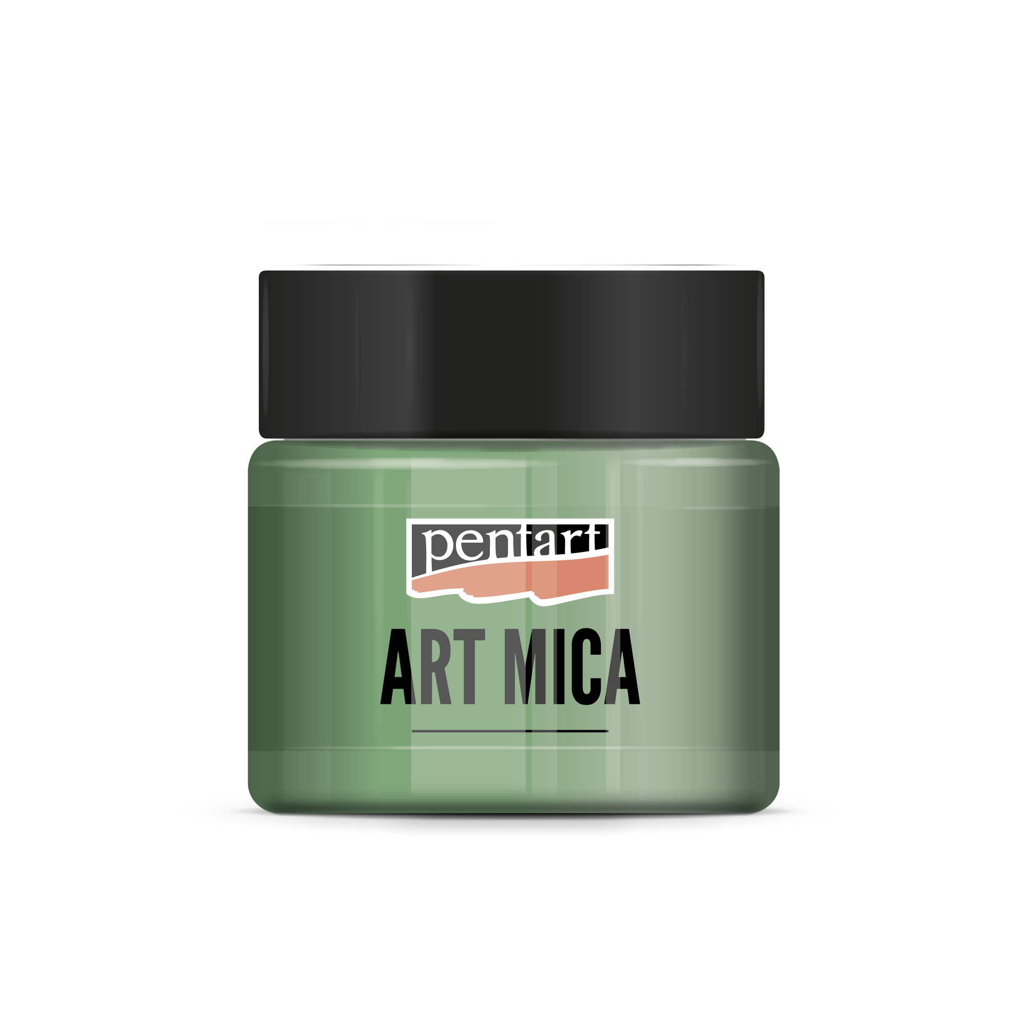 Pentart Art Mica ορυκτή σκόνη εφέ golden green 9 g