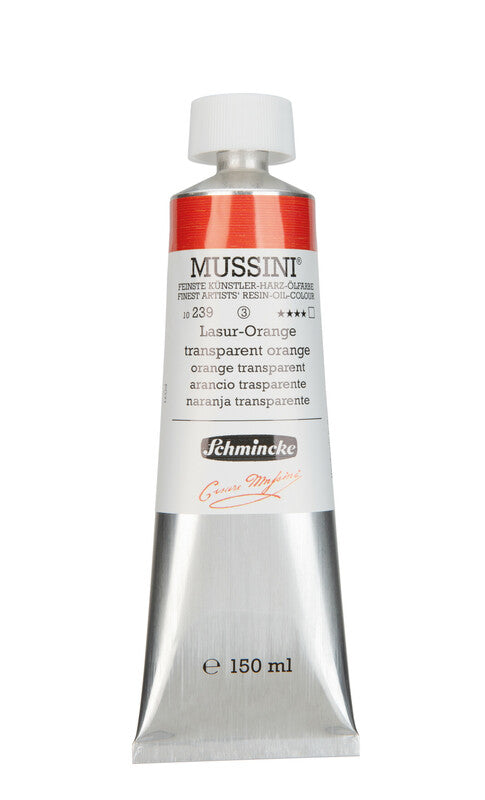 Λαδομπογιές Schmincke MUSSINI 150 ml – 239 Πορτοκαλί διαφανές