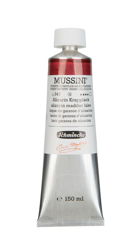 Λαδομπογιές Schmincke MUSSINI 150 ml – 347 Λάκα αλιζαρίνης ριζάρι