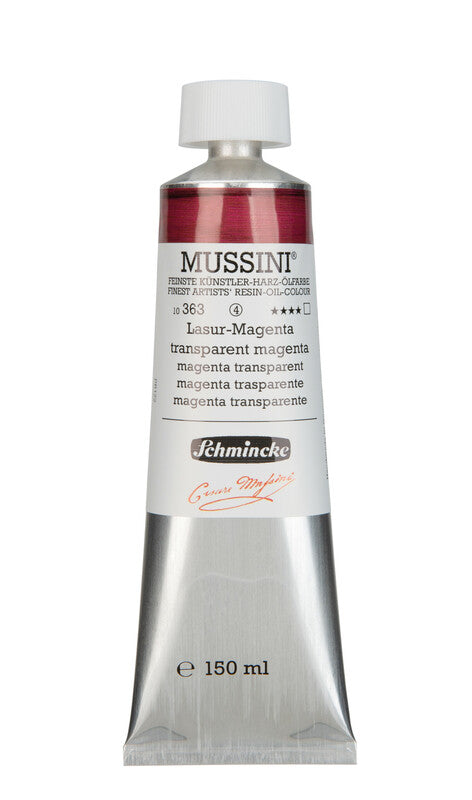 Λαδομπογιές Schmincke MUSSINI 150 ml – 363 Ματζέντα διαφανές