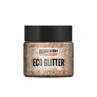 Pentart Eco Glitter λεπτό glitter rose gold 15 g