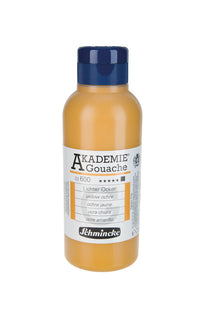 Χρώμα τέμπερας γκουάς Schmincke AKADEMIE 250 ml – 600 Ώχρα κίτρινη