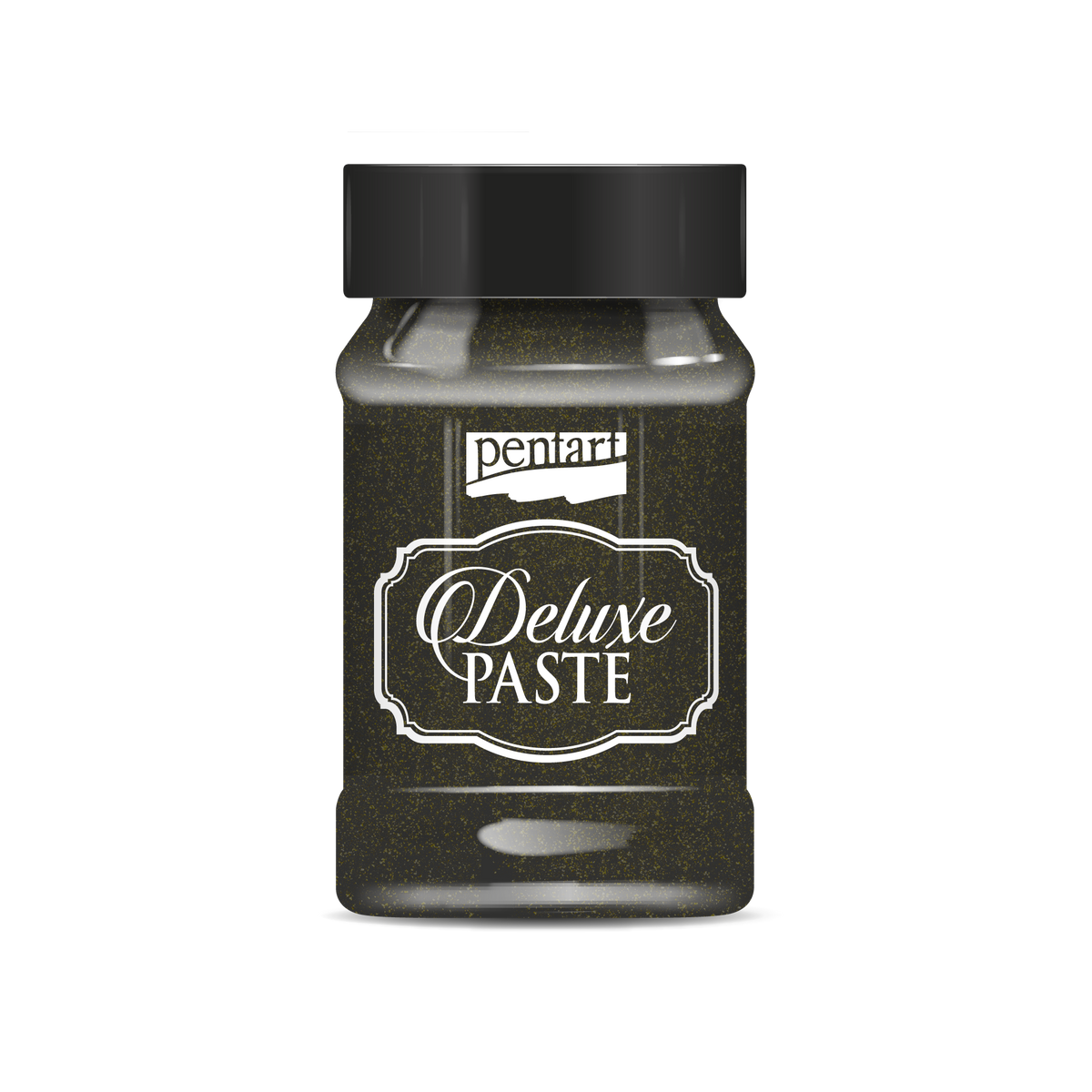 Pentart Deluxe Paste πάστα για 3D εφέ 100 ml – μαύρο-χρυσό