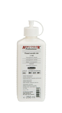 Ακρυλικό μελάνι Schmincke AERO COLOR Professional 250 ml – 100 Διαφανές λευκό