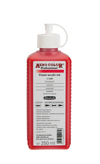 Ακρυλικό μελάνι Schmincke AERO COLOR Professional 250 ml – 300 Σκάρλετ