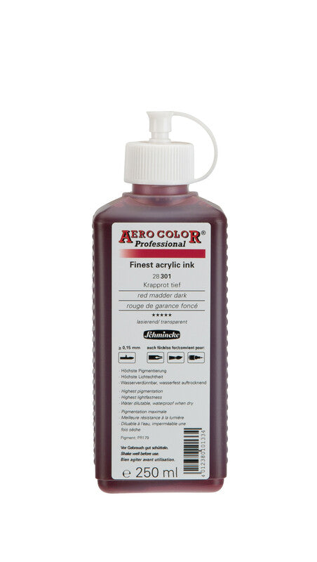 Ακρυλικό μελάνι Schmincke AERO COLOR Professional 250 ml – 301 Σκούρο ριζάρι