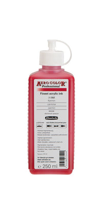 Ακρυλικό μελάνι Schmincke AERO COLOR Professional 250 ml – 302 Καρμίνιο