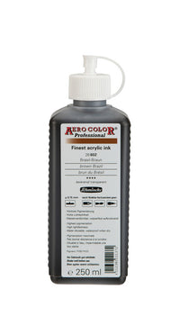 Ακρυλικό μελάνι Schmincke AERO COLOR Professional 250 ml – 602 Καφέ Βραζιλίας