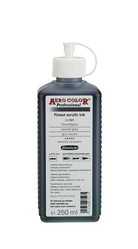 Ακρυλικό μελάνι Schmincke AERO COLOR Professional 250 ml – 701 Ουδέτερο γκρι