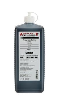 Ακρυλικό μελάνι Schmincke AERO COLOR Professional 1 l – 702 Μαύρο