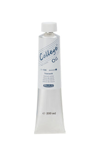 Λαδομπογιά Schmincke College Oil 200 ml – 100 Λευκό τιτανίου